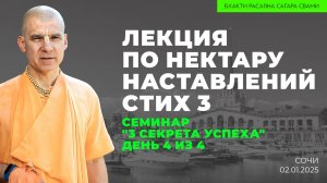 Семинар «3 секрета успеха и 3 стратегии его воплощения в жизнь». 4 из 4 (Сочи 02.01.2025г.)
