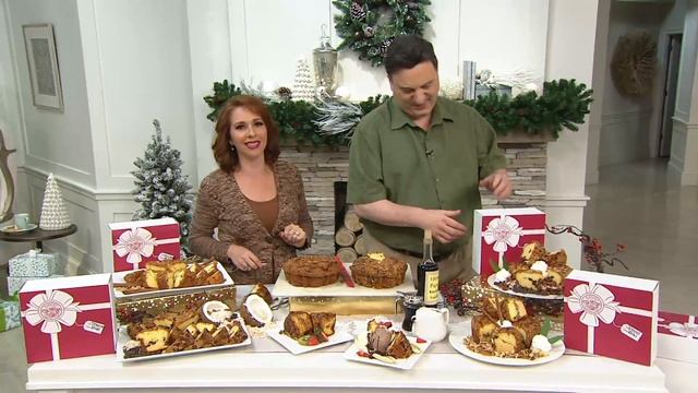 My Grandma's (2) 28 oz Coffee Cakes in Gift Boxes on QVC смотреть онлайн