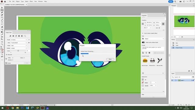 Как сделать gacha персонажа четким и не пиксельным с Adobe Illustrator смотреть онлайн