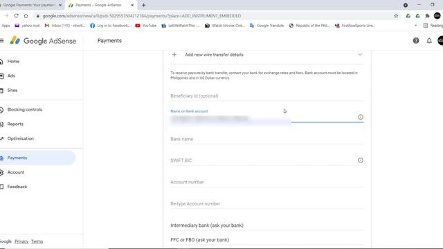 HOW TO ADD PAYMENT METHOD ON GOOGLE ADSENSE |TAGALOG TUTORIAL смотреть онлайн