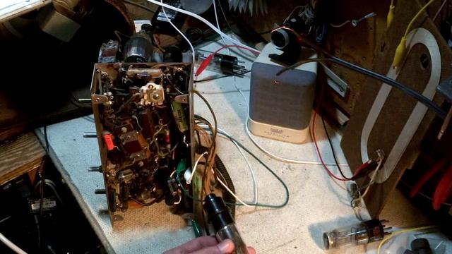 Simplex Antique Vacuum Tube Radio Video #31 - Eye Tube then Tune IF смотреть онлайн
