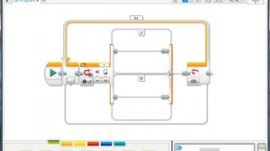 Движение по линии с 1 датчиком цвета Lego EV3