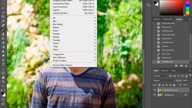 Photoshop camera raw filter in best photo editing toturial смотреть онлайн