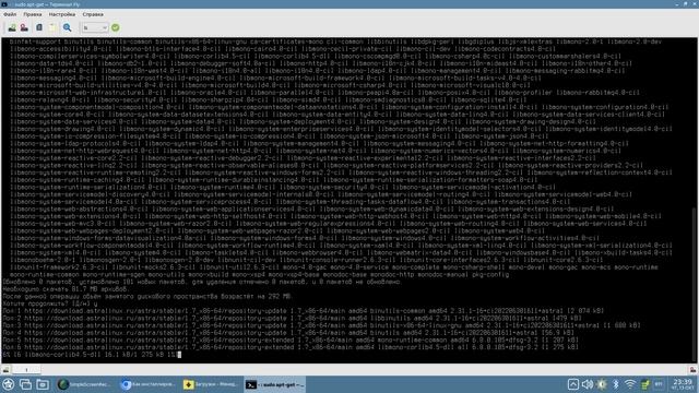 Установка PascalABC в Astra Linux смотреть онлайн