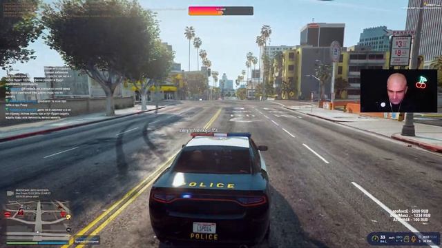 GTA 5 RP Lamesa Сотрудник LSPD смотреть онлайн