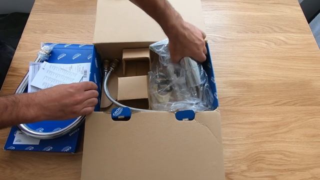 распаковка смесителя Grohe