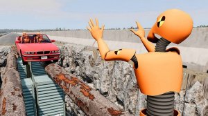 Автомобили против гигантской ямы #2 | BeamNG.Drive |Бемиджи|