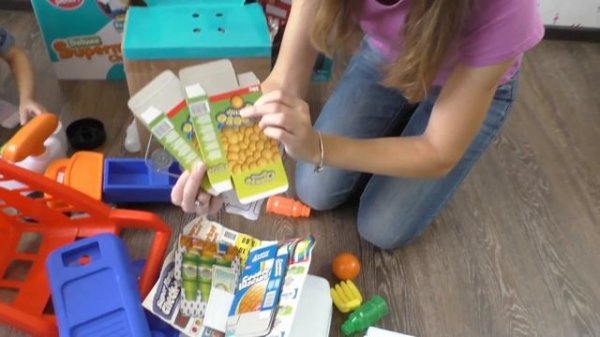 Детский СУПЕРМАРКЕТ! Распаковка и обзор Супермаркета KEENWAY / Играем в магазин