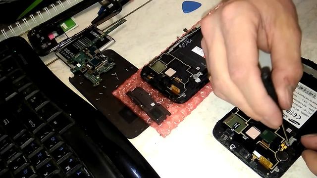 Замена экрана Galaxy Note 2 полный разбор смартфона