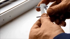 Установка блокирующего замка для окон