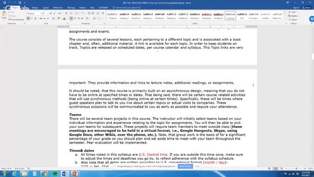 Fall 2017: MGTS 4473 - Welcome смотреть онлайн