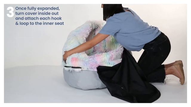 Cozee Fluffy Chair Assembly (by Delta Children) смотреть онлайн