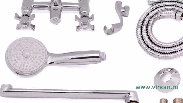 Смеситель универсальный для ванны и умывальника Frap F2224 смотреть онлайн