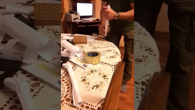 Buck 110 . Разрезание бумаги без замаха )) смотреть онлайн