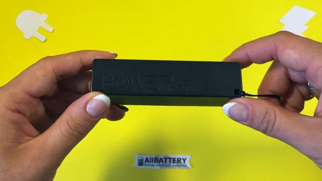 Универсальная мобильная батарея Powerbank 2200mAh Black смотреть онлайн