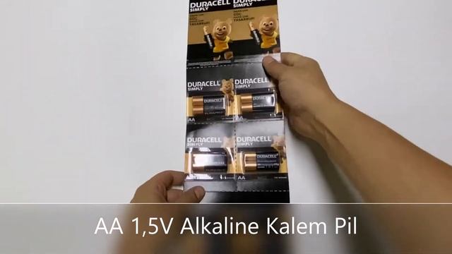 Duracell Alkalin 1,5V Simply AA Kalem Pil 12 Adetli смотреть онлайн