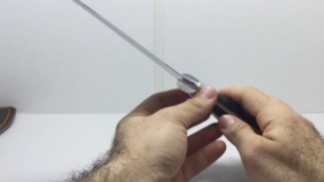 Нож из кованой Х12МФ - очень хорошо! закалили, но не собрали смотреть онлайн