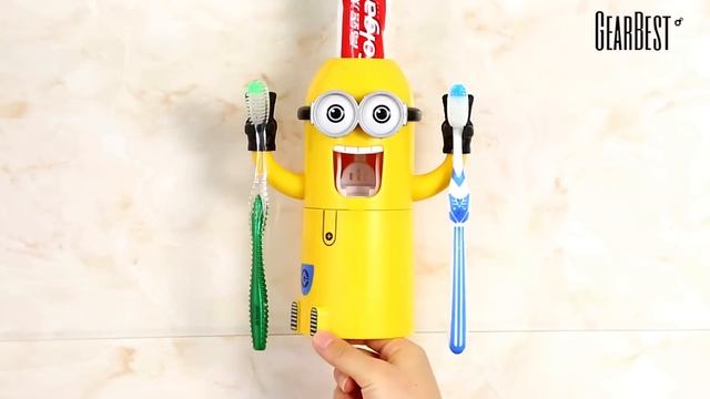 Pegman Toothbrush Rack Toothpaste Squeezer Set - Gearbest.com смотреть онлайн