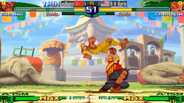 Street Fighter Alpha 3 (FT5) - volkann (TR) vs A-V-Karin (US) - 2021-11-13 смотреть онлайн