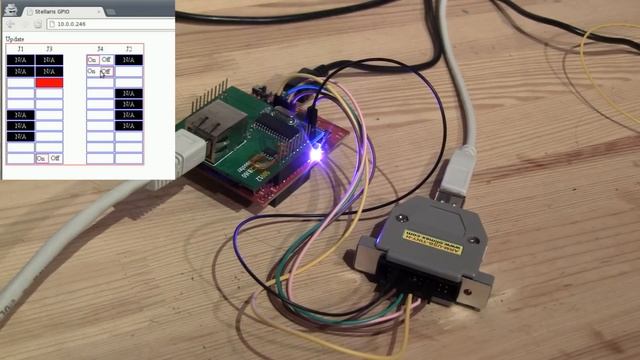 Controlling Stellaris Launchpad GPIO pins from webbrowser смотреть онлайн