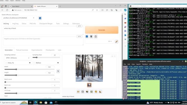 Запускаем Stable Diffusion и Ollama на смартфоне. Обзор функции генерации картинки в open WebUI смотреть онлайн