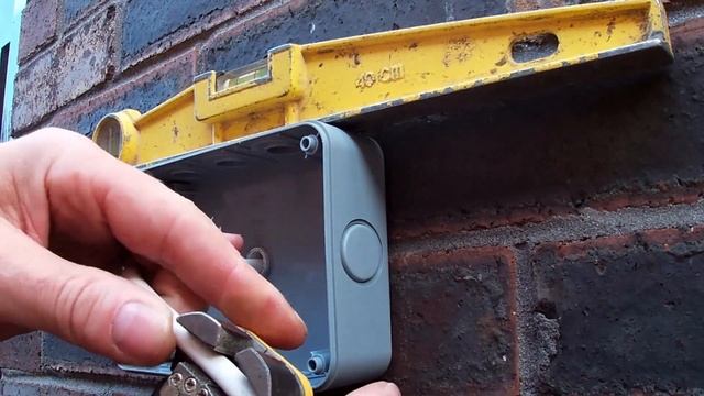 Installing A Weatherproof Safety RCD Protected 13A 2 Gang Switched Outdoor Socket.