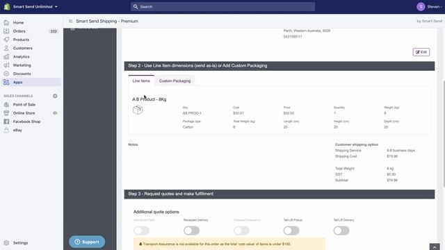 Step 4 - Fulfillment - Smart Send Premium app for Shopify смотреть онлайн