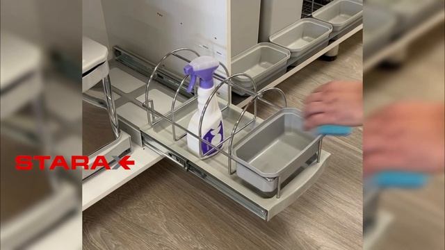 Выдвижная система Starax для моющих средств для базы 350/400 мм смотреть онлайн