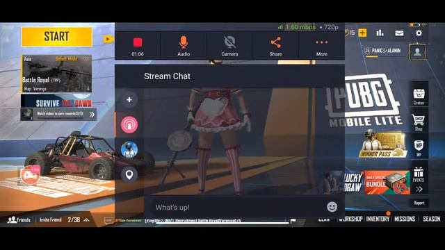 Watch me stream PUBG MOBILE LITE on Omlet Arcade! смотреть онлайн