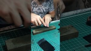 Заточка шорного ножа