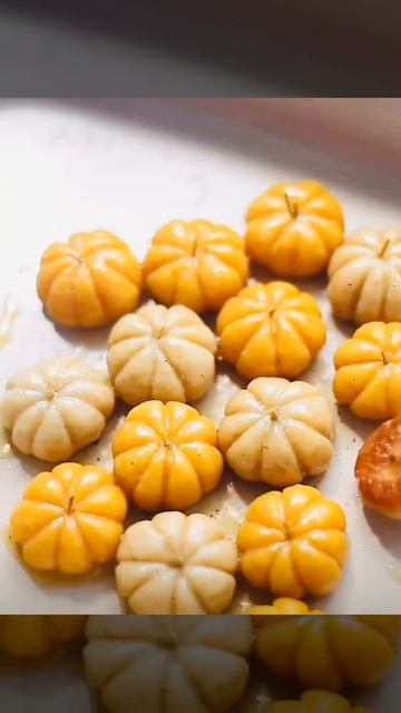How to make pumpkin pasta Gnocchi | halloween spacial #shorts смотреть онлайн