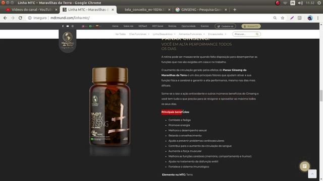 Lançamento Maravilhas da Terra 2020 - Linha MTC - Panax Ginseng 60 cap 500mg (Medicina Trad Chinesa смотреть онлайн