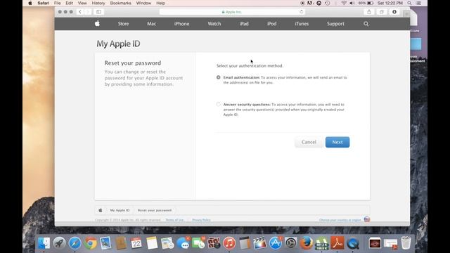 How to reset forgotten Apple ID password with the help of an email address смотреть онлайн