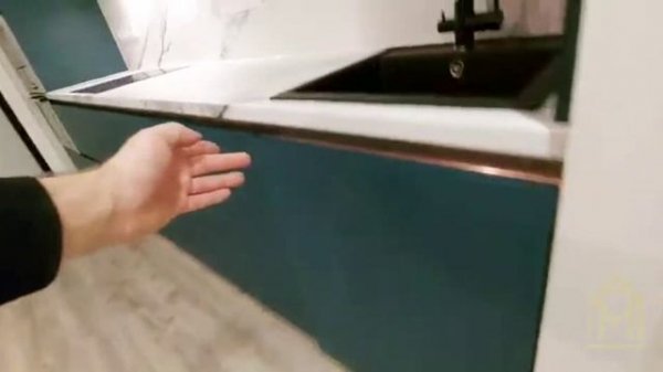 "Премиум-Мебель". Прямая кухня. Фасады AGT SUPRAMAT. Кухни, мебель на заказ СПб. ЦДС "Елизаровский"