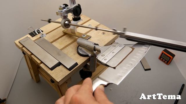 Knife Sharpener Ruixin Pro RX 008 | Sharpening Of 20° A Cheap Kitchen Knife XYj With Aliexpress.