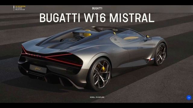 Bugatti W16 Mistral