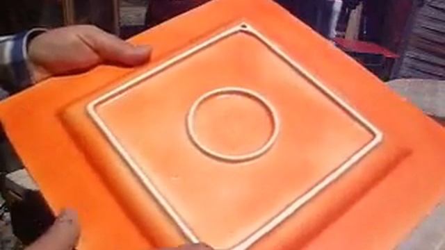 construction d'un moule forme assiette carée смотреть онлайн