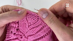 Квадратная салфетка крючком, Эльза, 31-34