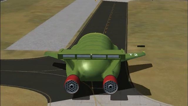 FSX.Thunderbird 2 take of tutorial.. смотреть онлайн