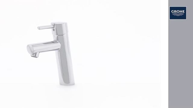 GROHE Concetto - Single Lever Basin Mixers in M-Size with pop up waste set смотреть онлайн