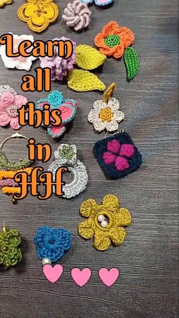 Learn and Pleasure 🧶🪄 #diy #crochetbeginners #crochetpatterns #crochetdesigns #earringdesignnew смотреть онлайн