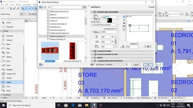 How to Add Furniture and Interior Fittings in ArchiCAD. LESSON 5 смотреть онлайн