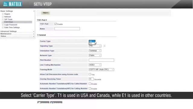 Using SETU VTEP as VoIP Gateway For ISDN PBX смотреть онлайн