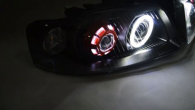 [AUDIA3 8L] Double Angel Eye Mini Projector Retrofit смотреть онлайн