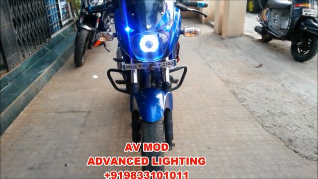BAJAJ PULSAR *180* PROJECTOR HEADLIGHT BY VISHAL смотреть онлайн