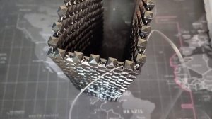 🔴 Сумка из бусин. Боковая сторона второй сумки из бусин