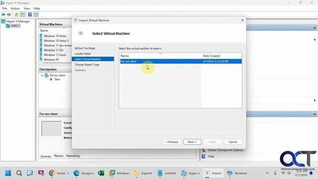 How to Clone a Hyper-V Virtual Machine from a Checkpoint (Snapshot) смотреть онлайн
