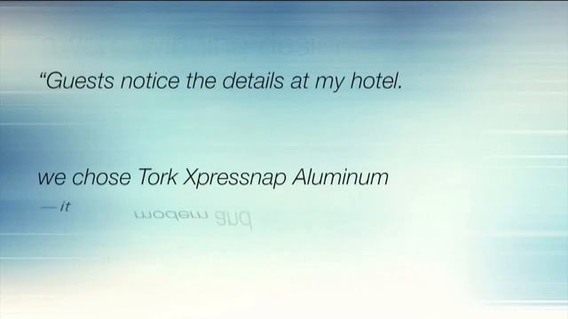 Tork Xpressnap Image Sizzle Video смотреть онлайн