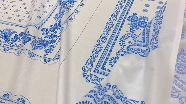 Ситец "Анастасия" (Гол.платок 0,80м*0,75м), цв.голубой, ш.1.5м, хл-100%, раппорт0.80м, АРТ 18104 смотреть онлайн