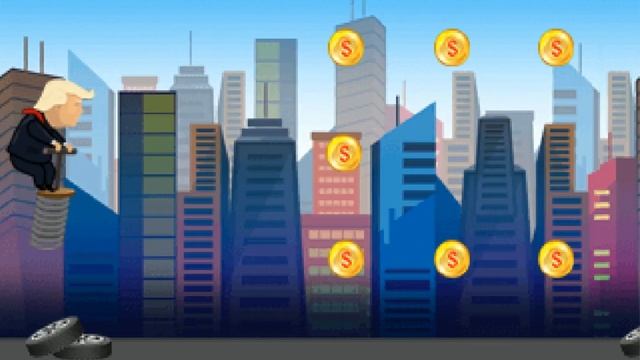 Trump Jump JAVA GAME (Mobi2fun 2017) Make Java Games Great Again! смотреть онлайн